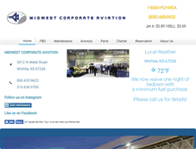 Tablet Screenshot of midwestaviation.com